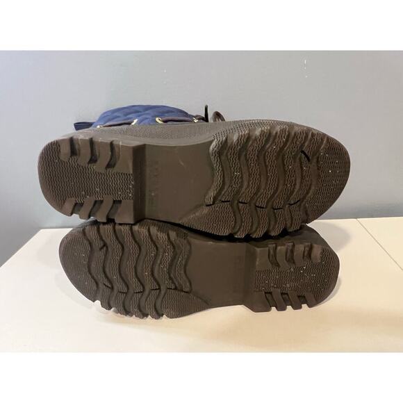 EUC Sperry Boots in Navy Blue and Brown - Picture 7 of 7